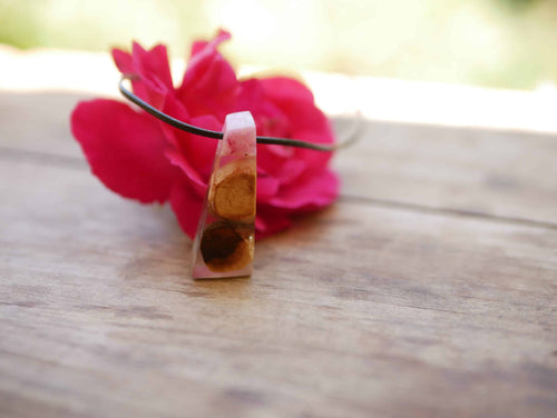 Baumperlen mit Epoxid Rose