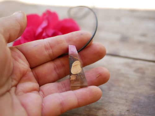 Baumperlen mit Epoxid Rose