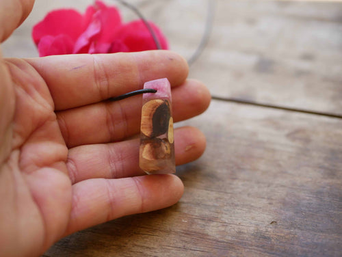 Baumperlen mit Epoxid Rose