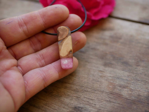 Baumperlen mit Epoxid Rose