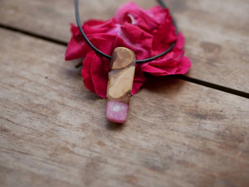 Baumperlen mit Epoxid Rose