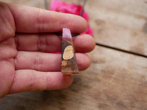 Baumperlen mit Epoxid Rose