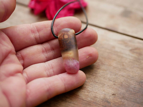 Baumperlen mit Epoxid Rose