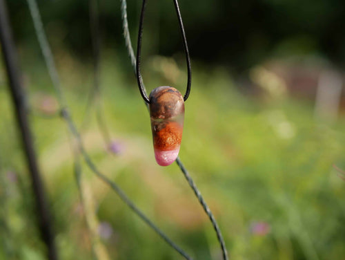 Baumperlen mit Epoxid Rose