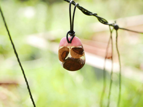 Baumperlen mit Epoxid Rose