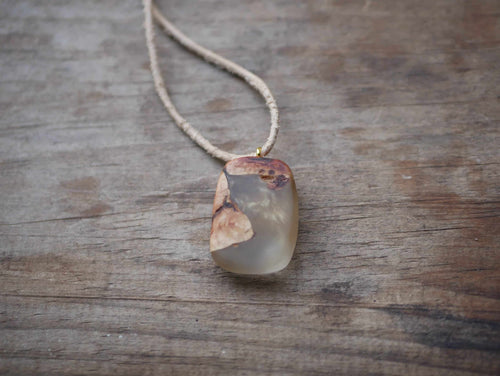 Epoxid Kette mit Baumperle