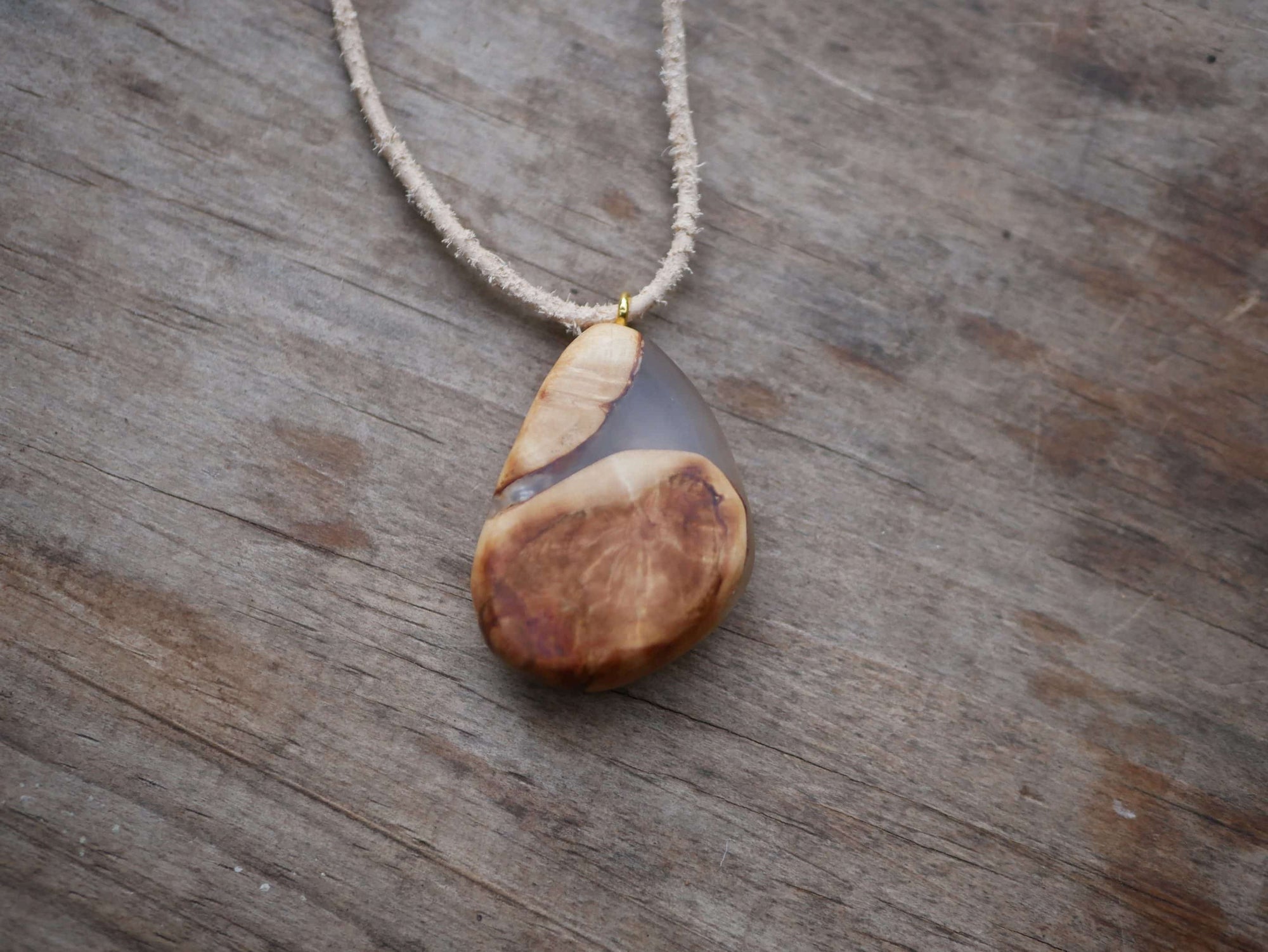 Epoxid Kette mit Baumperle