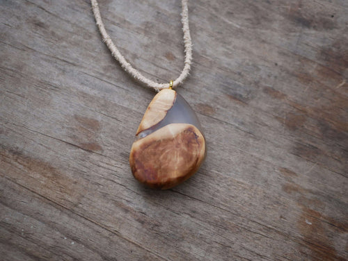 Epoxid Kette mit Baumperle