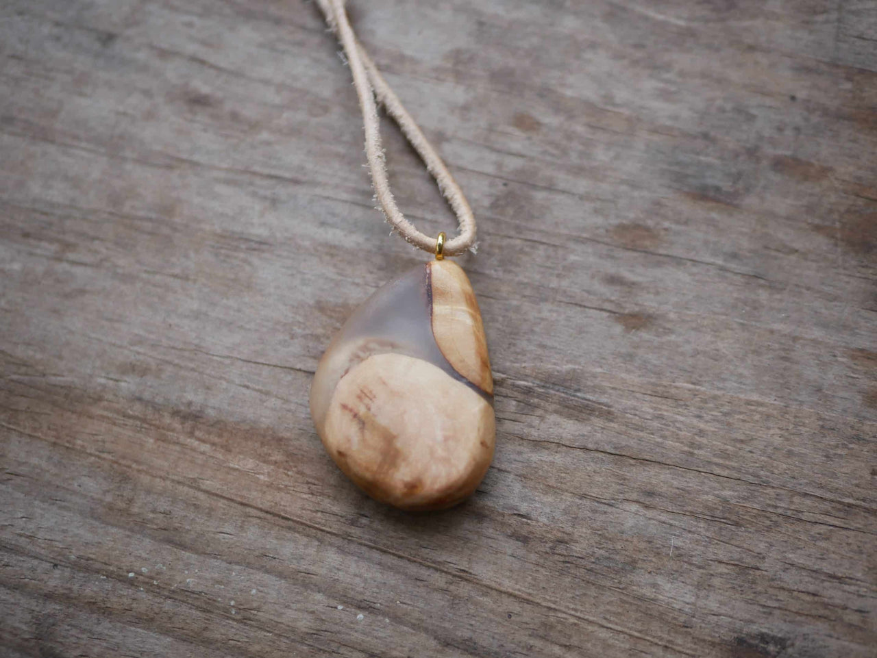 Epoxid Kette mit Baumperle
