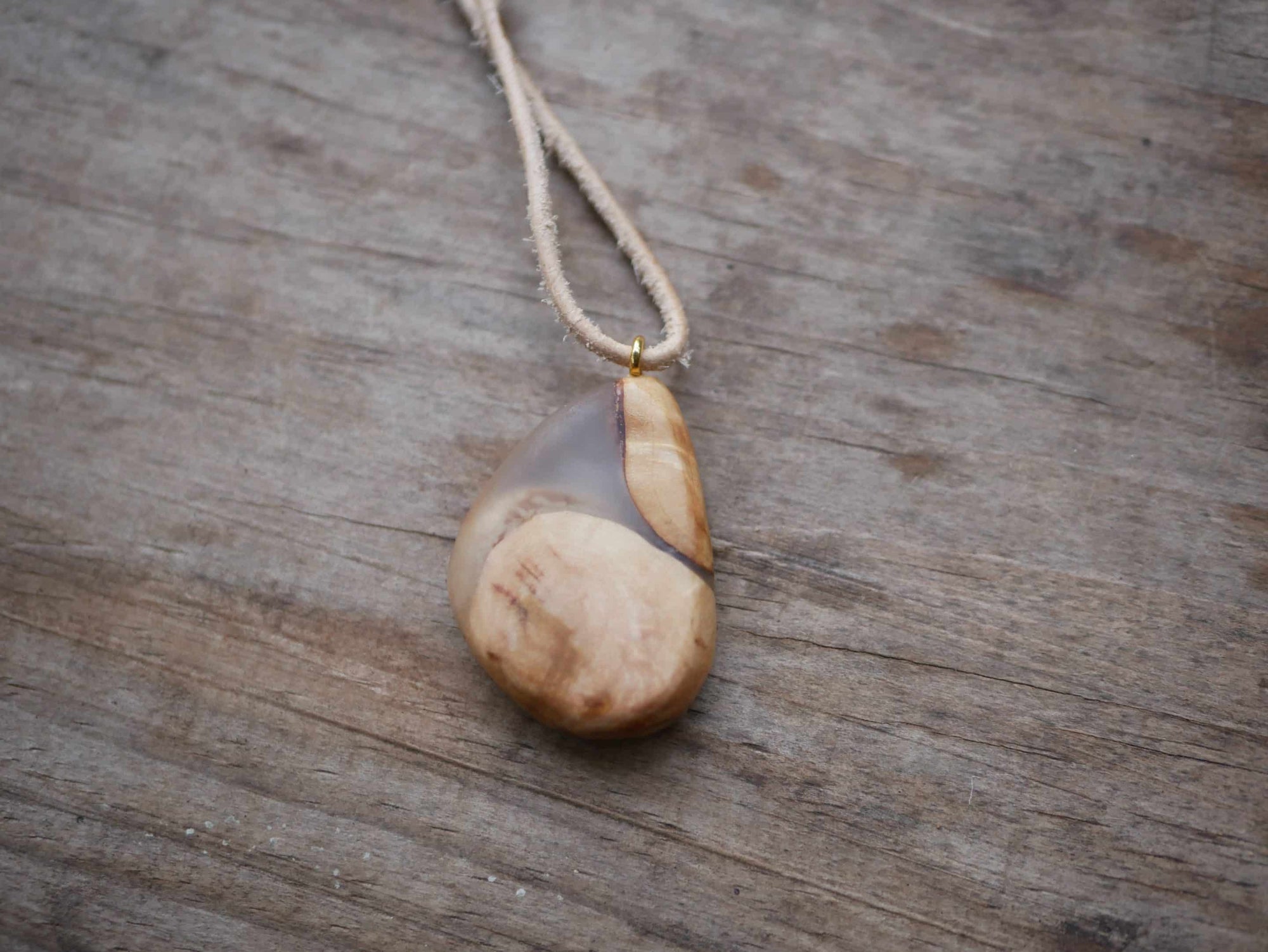 Epoxid Kette mit Baumperle
