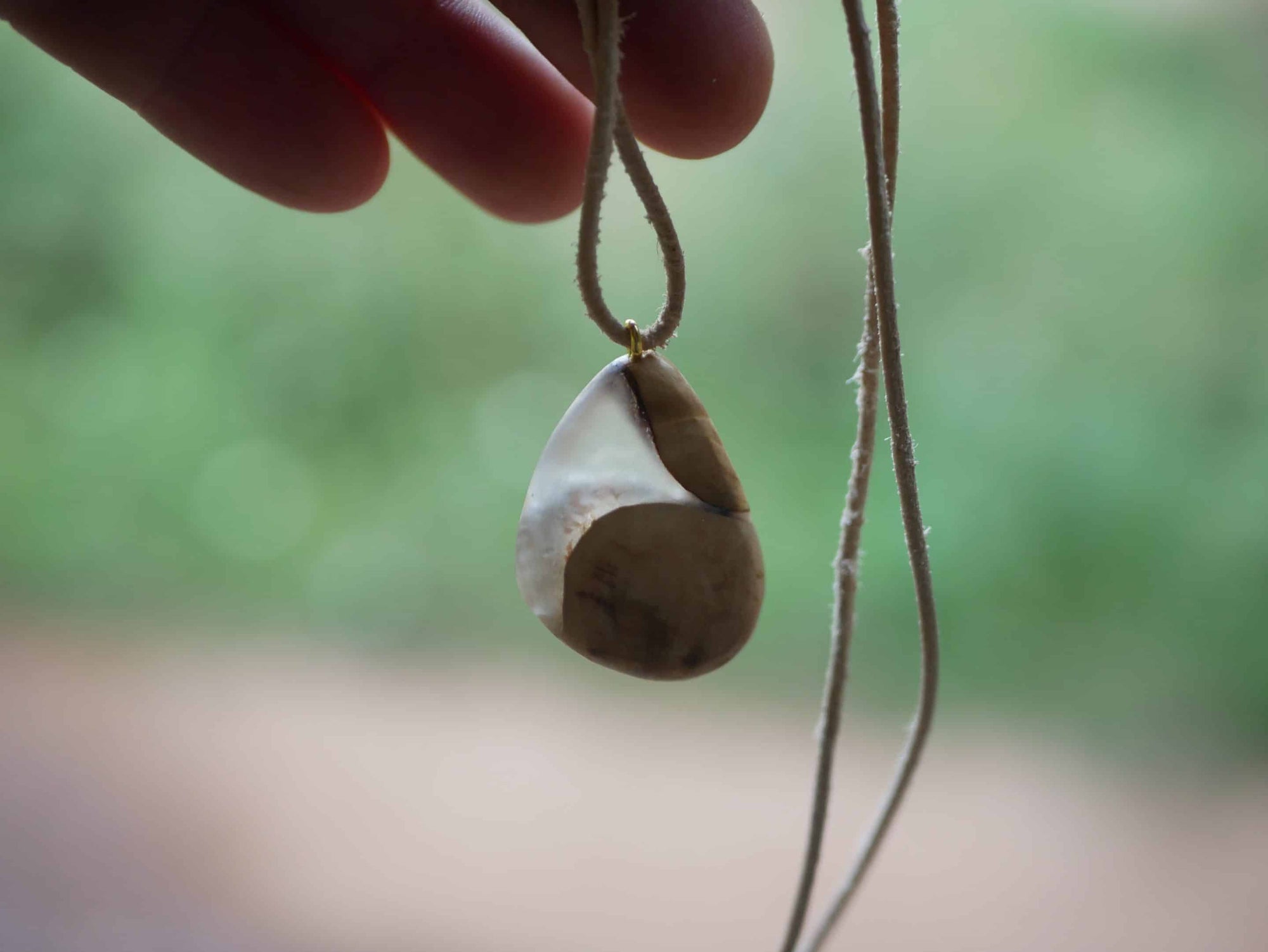 Epoxid Kette mit Baumperle