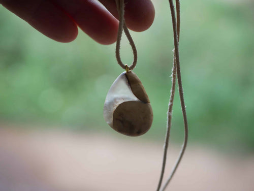 Epoxid Kette mit Baumperle