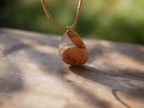 Epoxid Kette mit Baumperle
