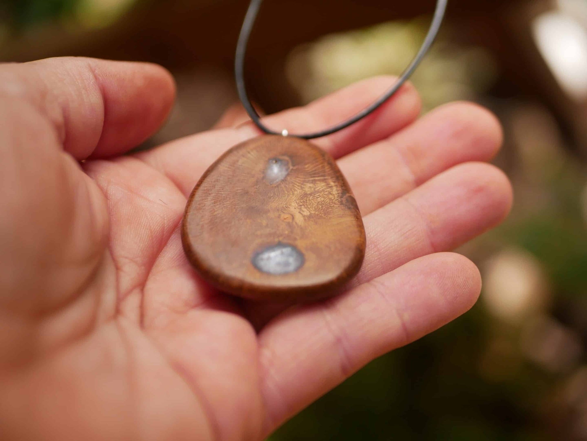 Rosenholz Kette mit Epoxid