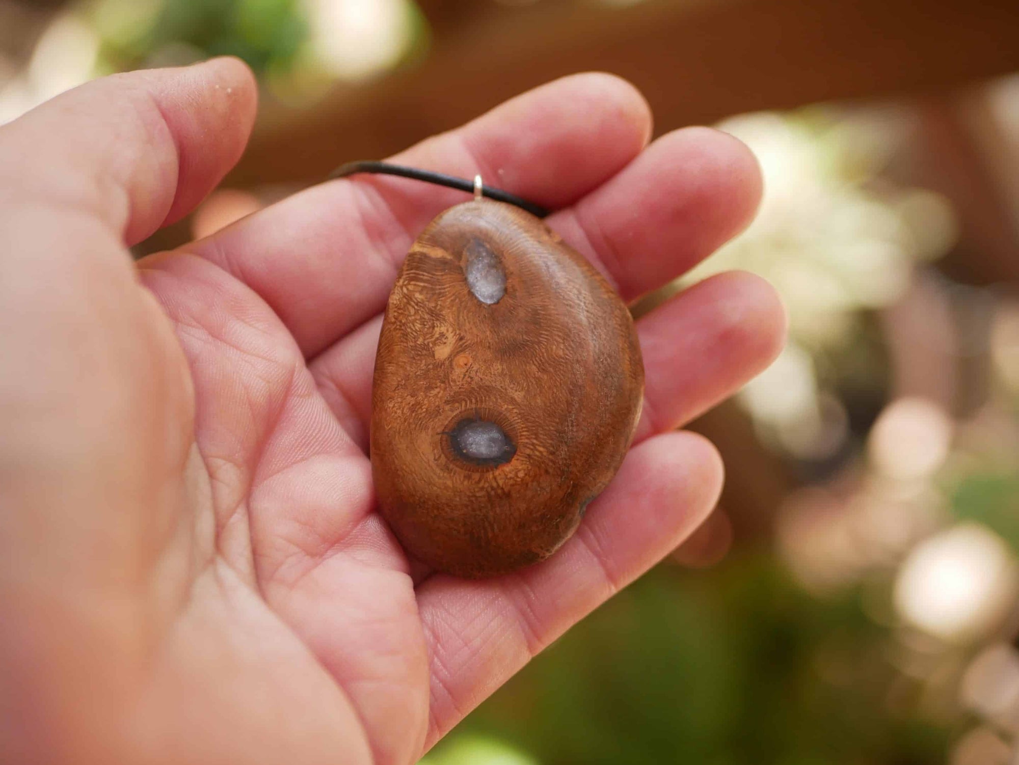 Rosenholz Kette mit Epoxid