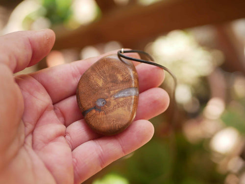 Rosenholz Kette mit Epoxid