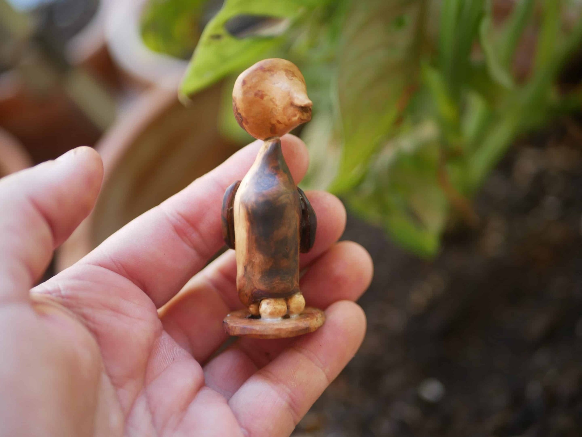 Pinguin aus Baumperle