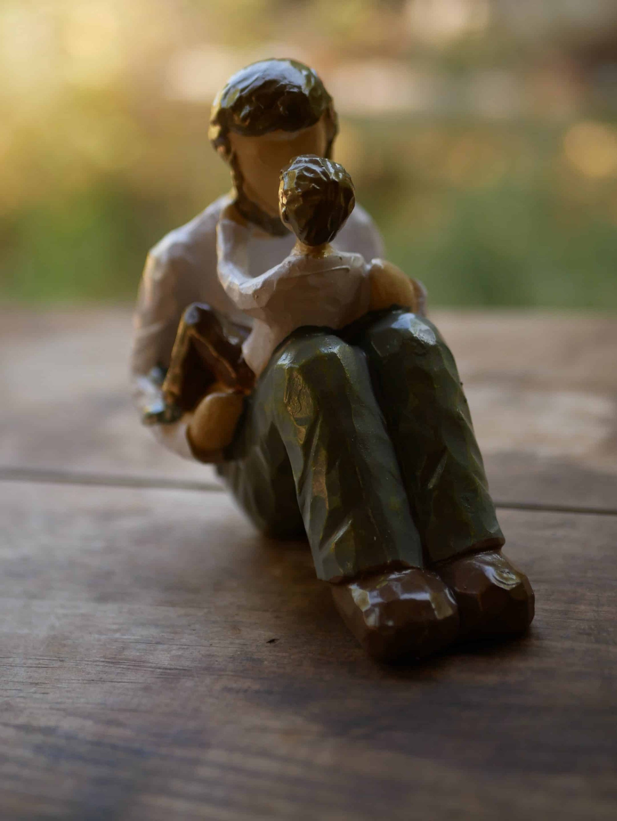 Vater und Sohn Figur