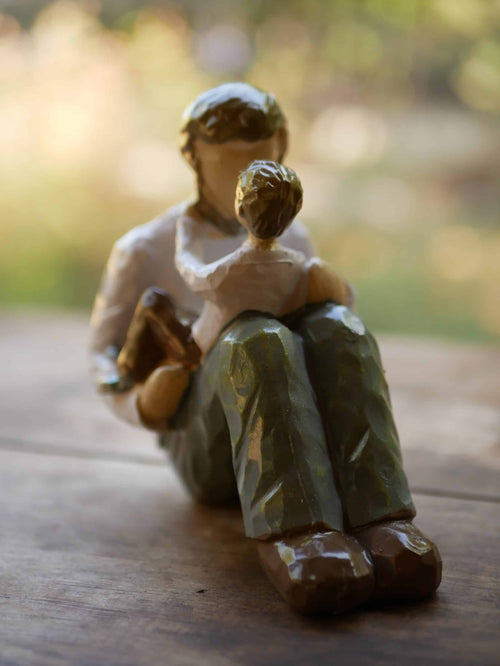 Vater und Sohn Figur
