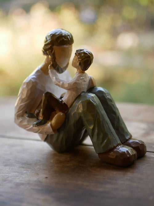 Vater und Sohn Figur