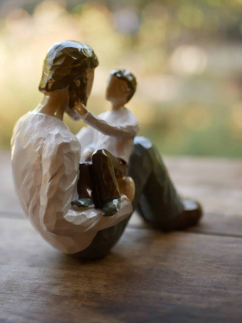 Vater und Sohn Figur