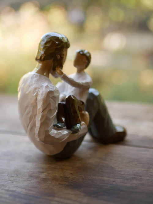 Vater und Sohn Figur