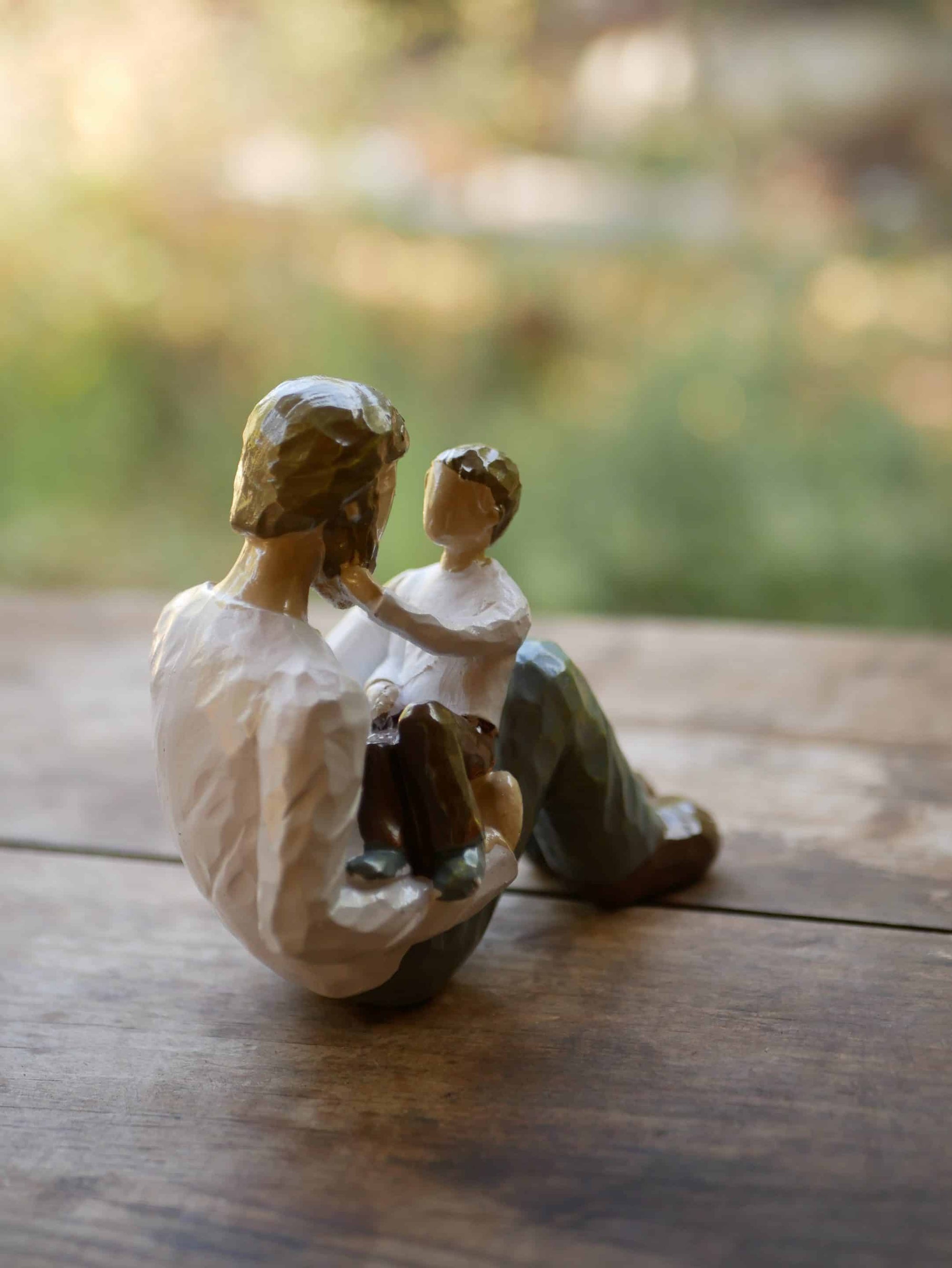 Vater und Sohn Figur