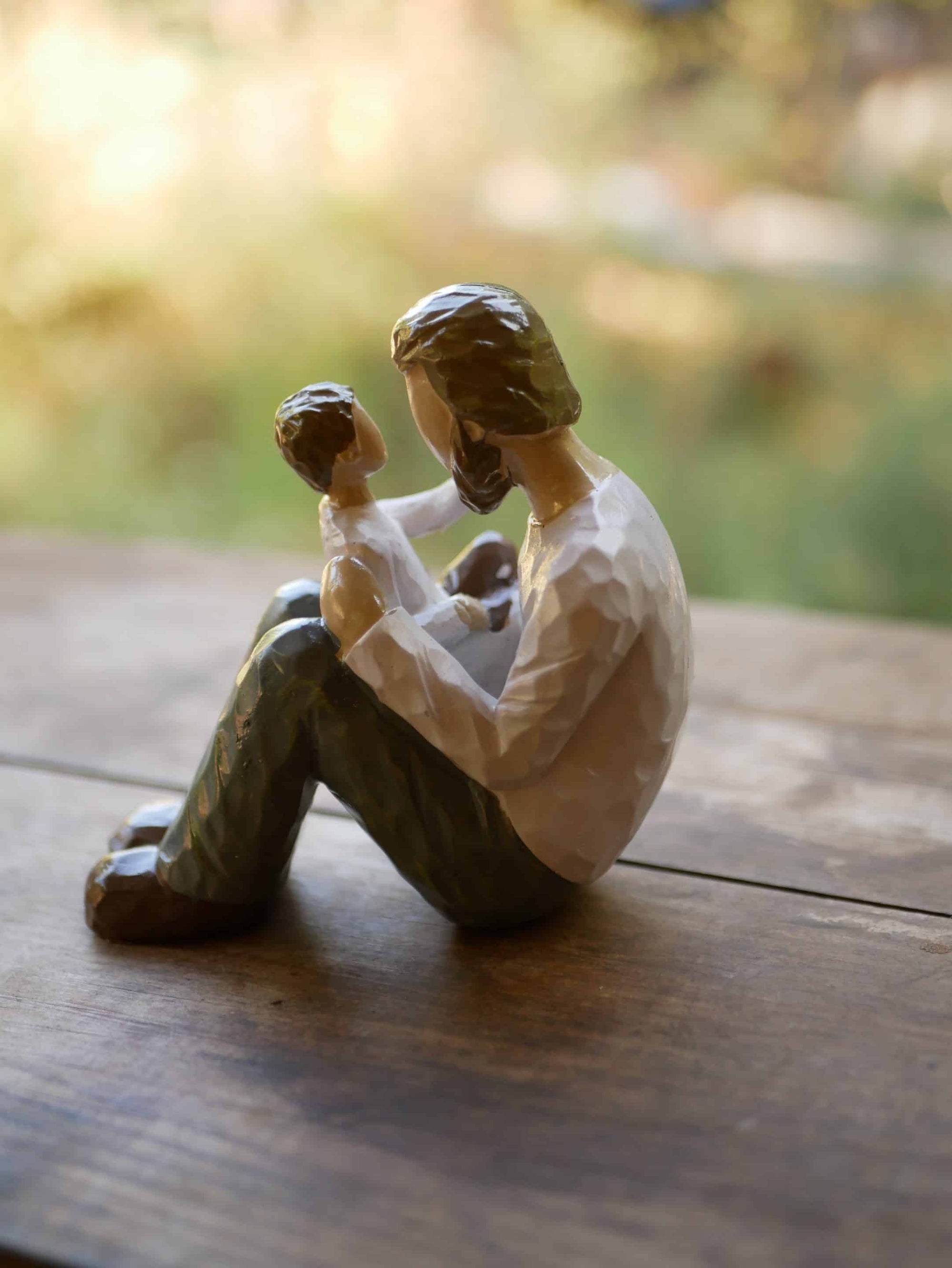 Vater und Sohn Figur