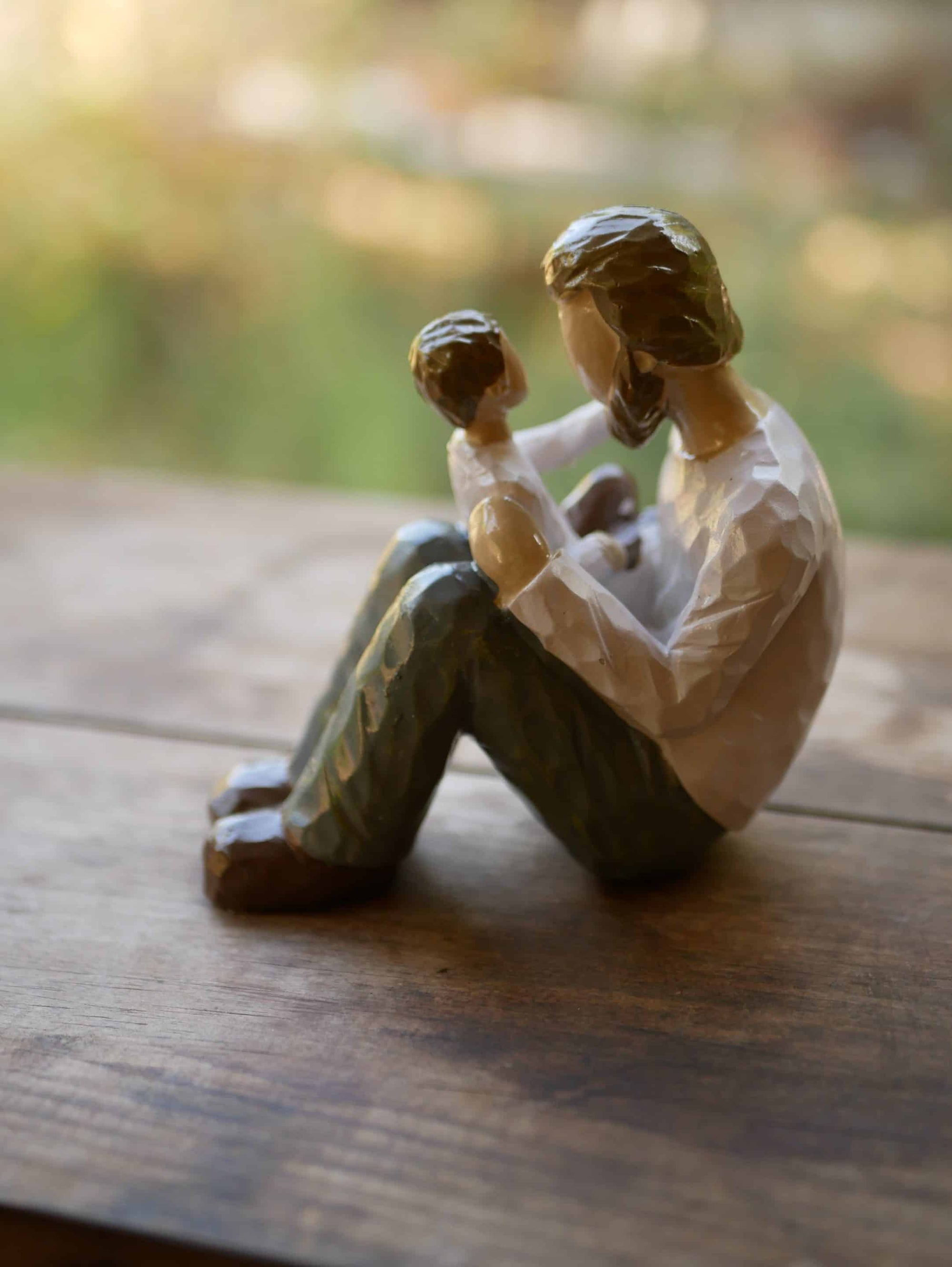 Vater und Sohn Figur