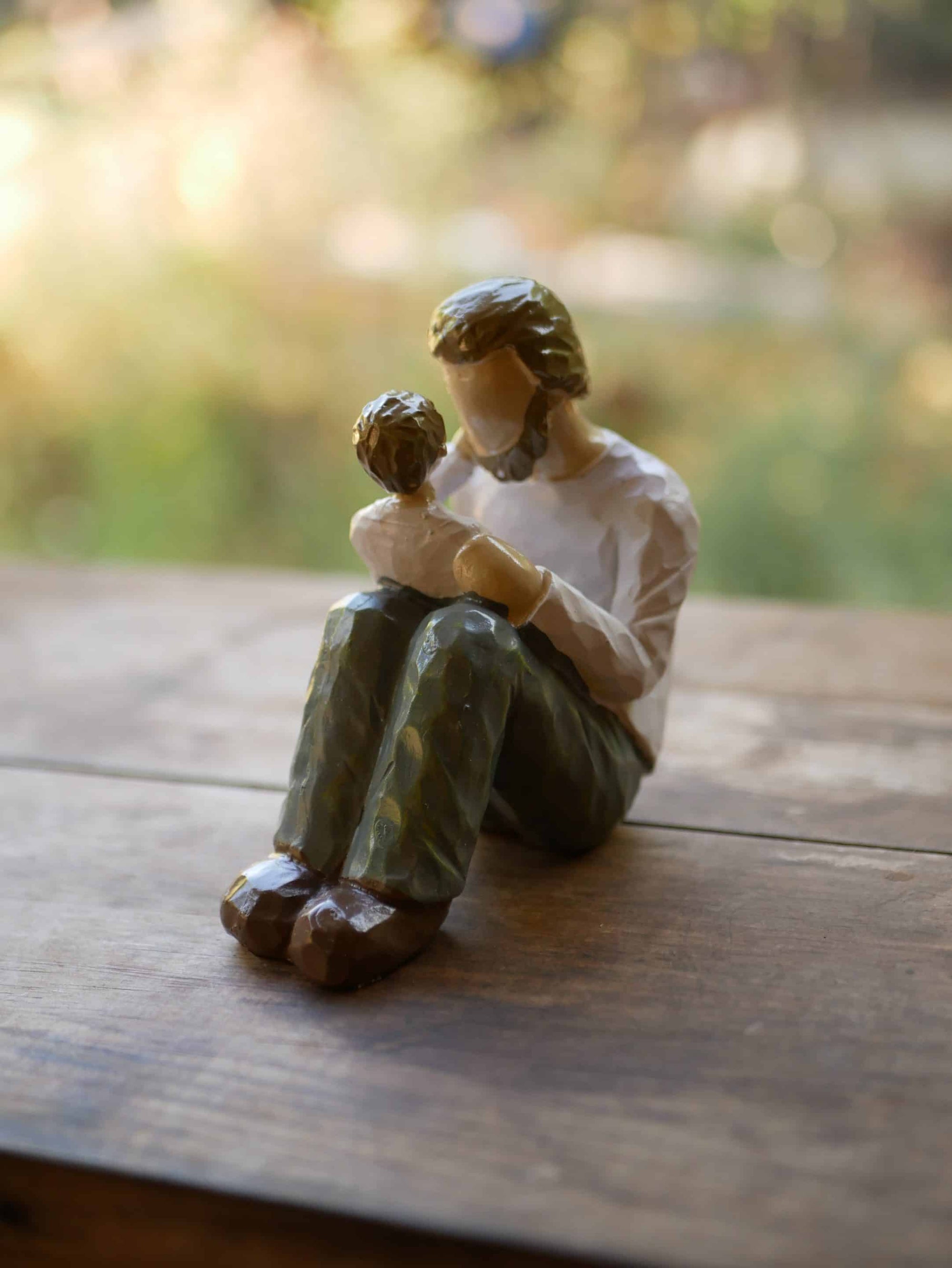Vater und Sohn Figur