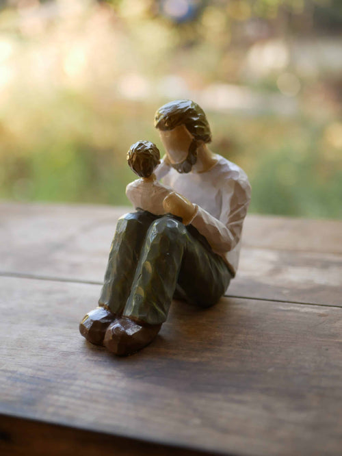 Vater und Sohn Figur