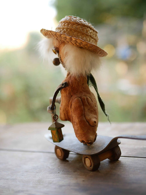 Baumperlen Figur Skateboard Tortenheber