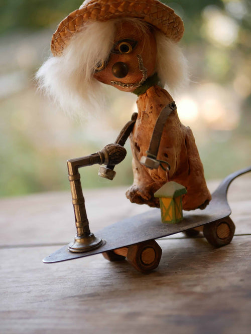 Baumperlen Figur Skateboard Tortenheber
