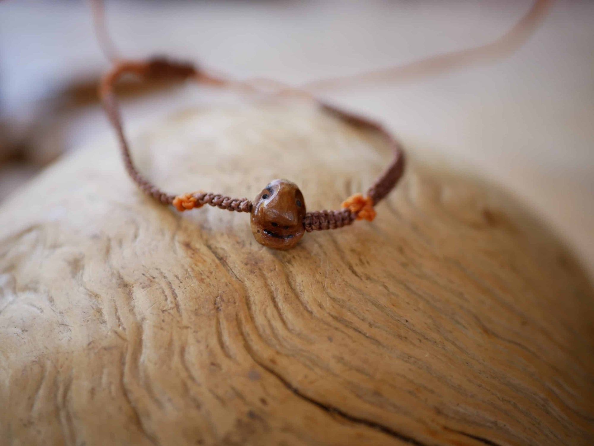 Armband Wichtel aus Baumperle