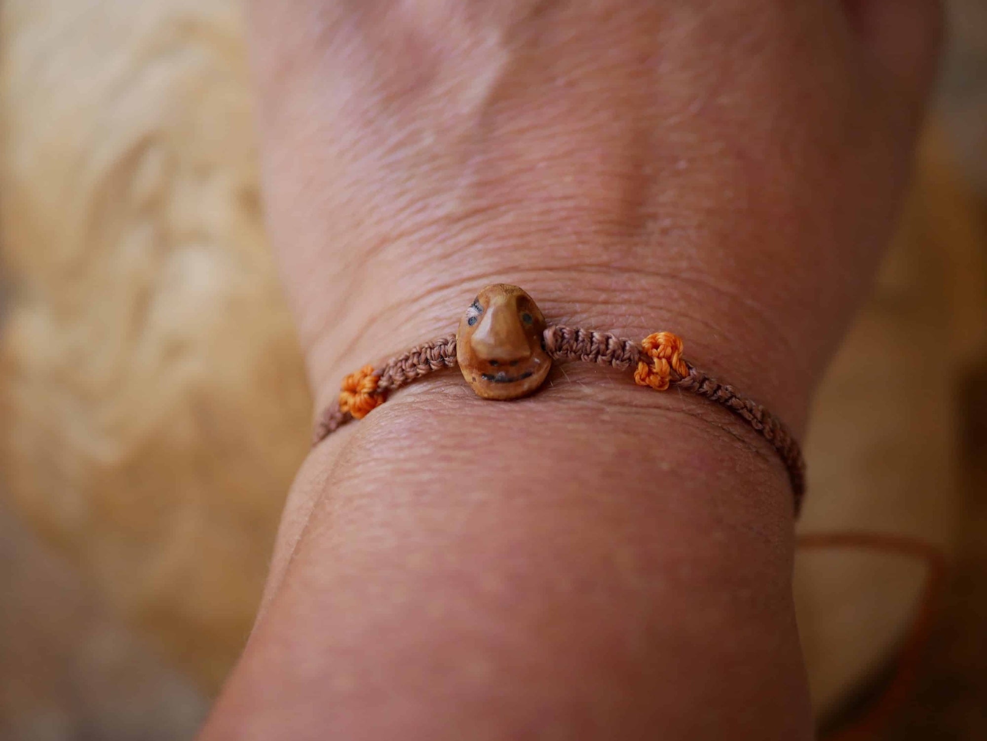 Armband Wichtel aus Baumperle
