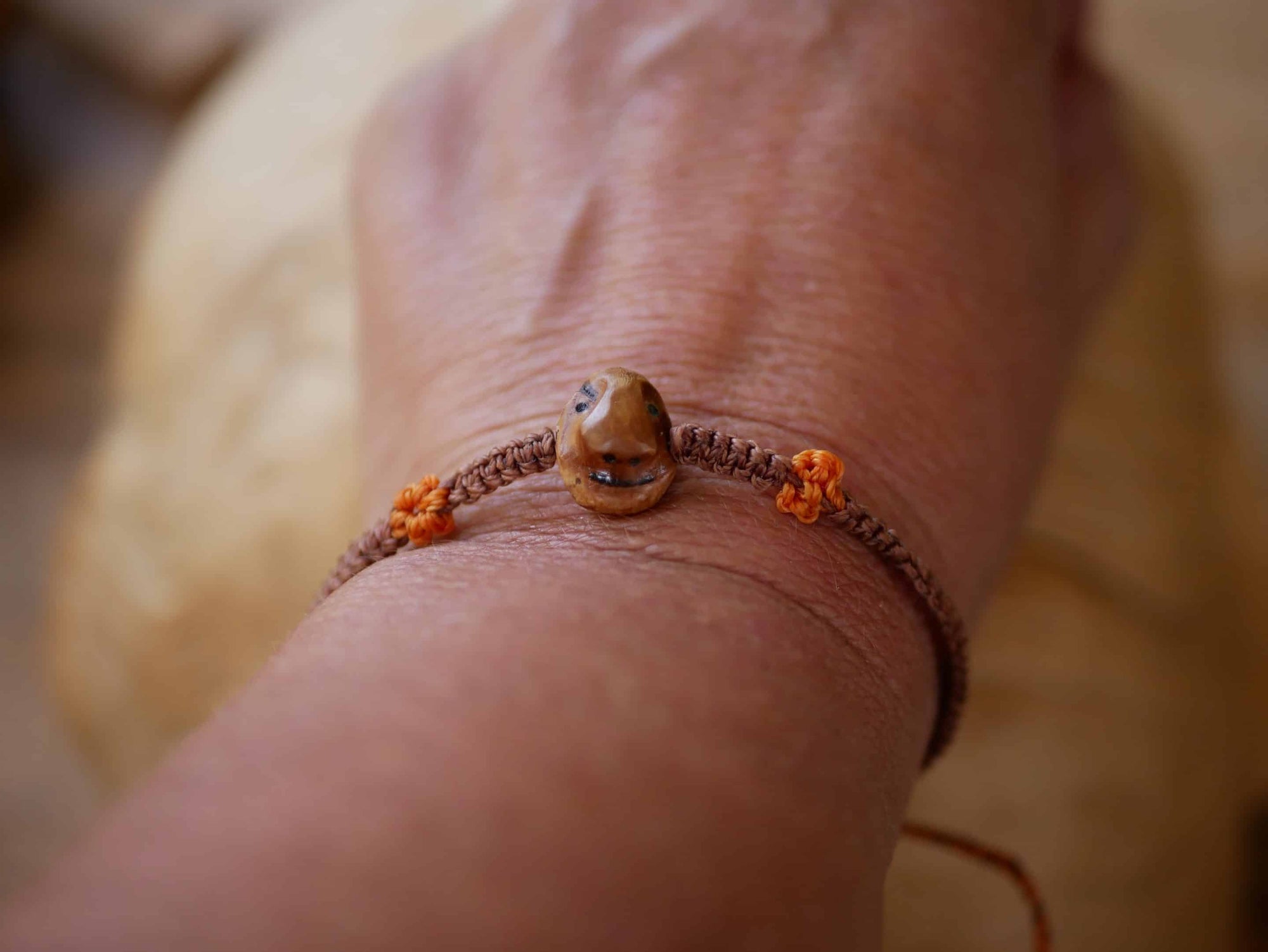 Armband Wichtel aus Baumperle