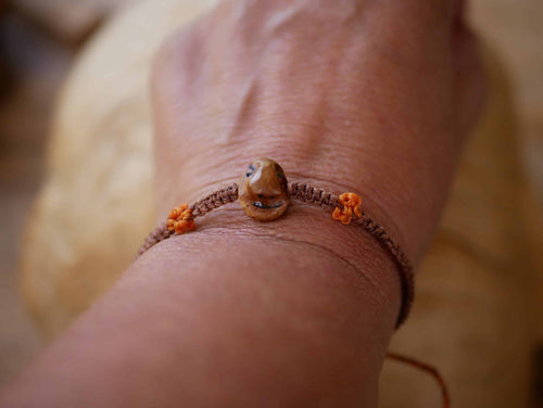 Armband Wichtel aus Baumperle