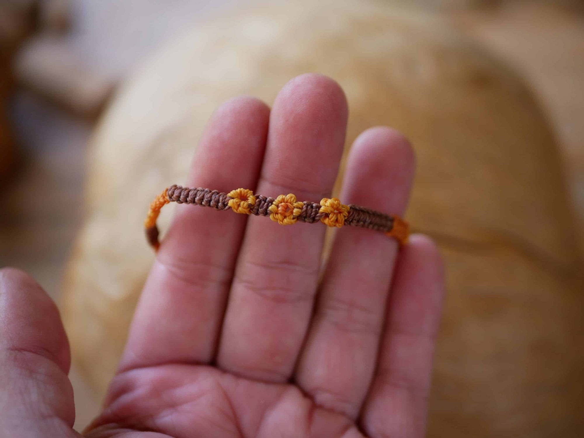 Armband Wichtel aus Baumperle