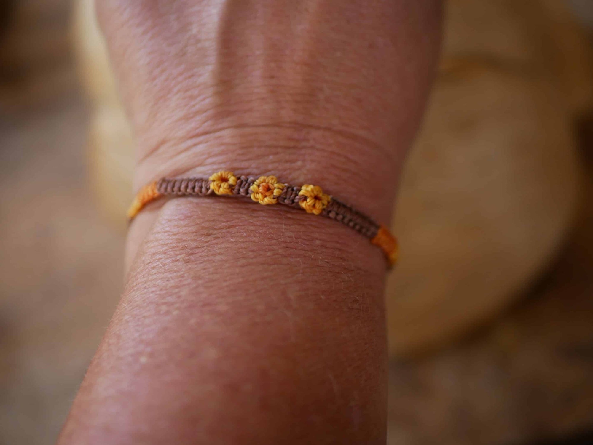 Armband Wichtel aus Baumperle