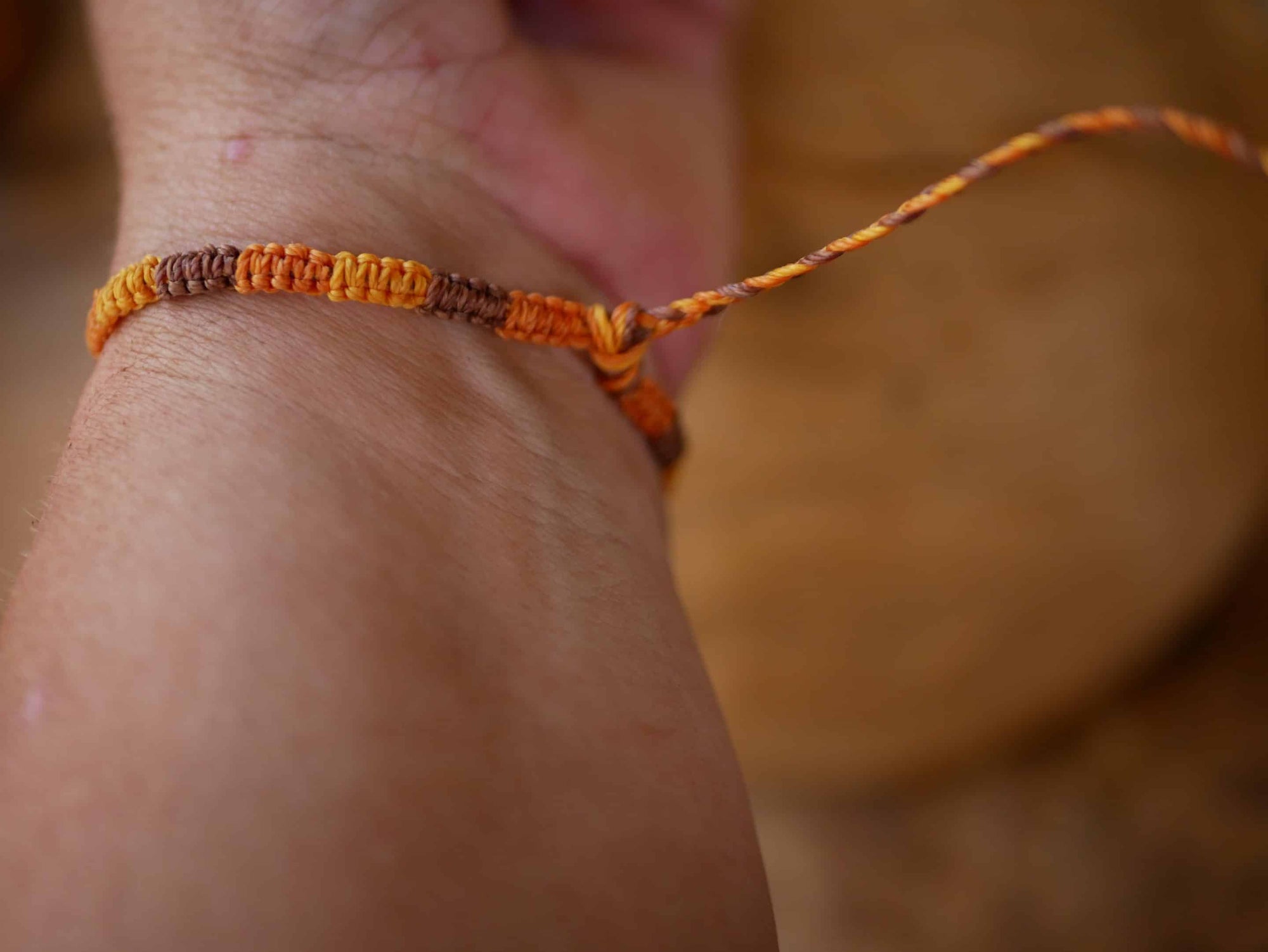 Armband Wichtel aus Baumperle