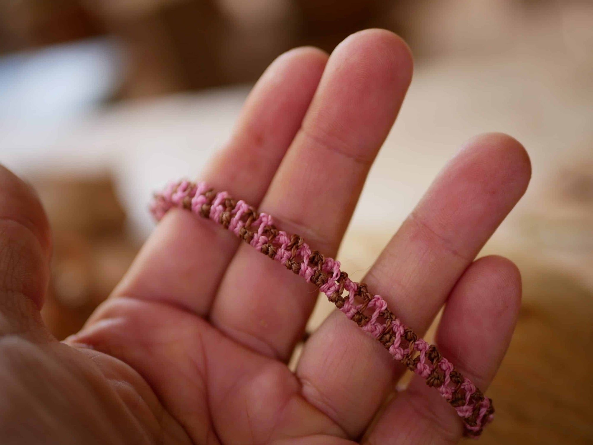 Armband Makramee