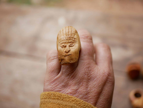 Baumperlen Ring Native