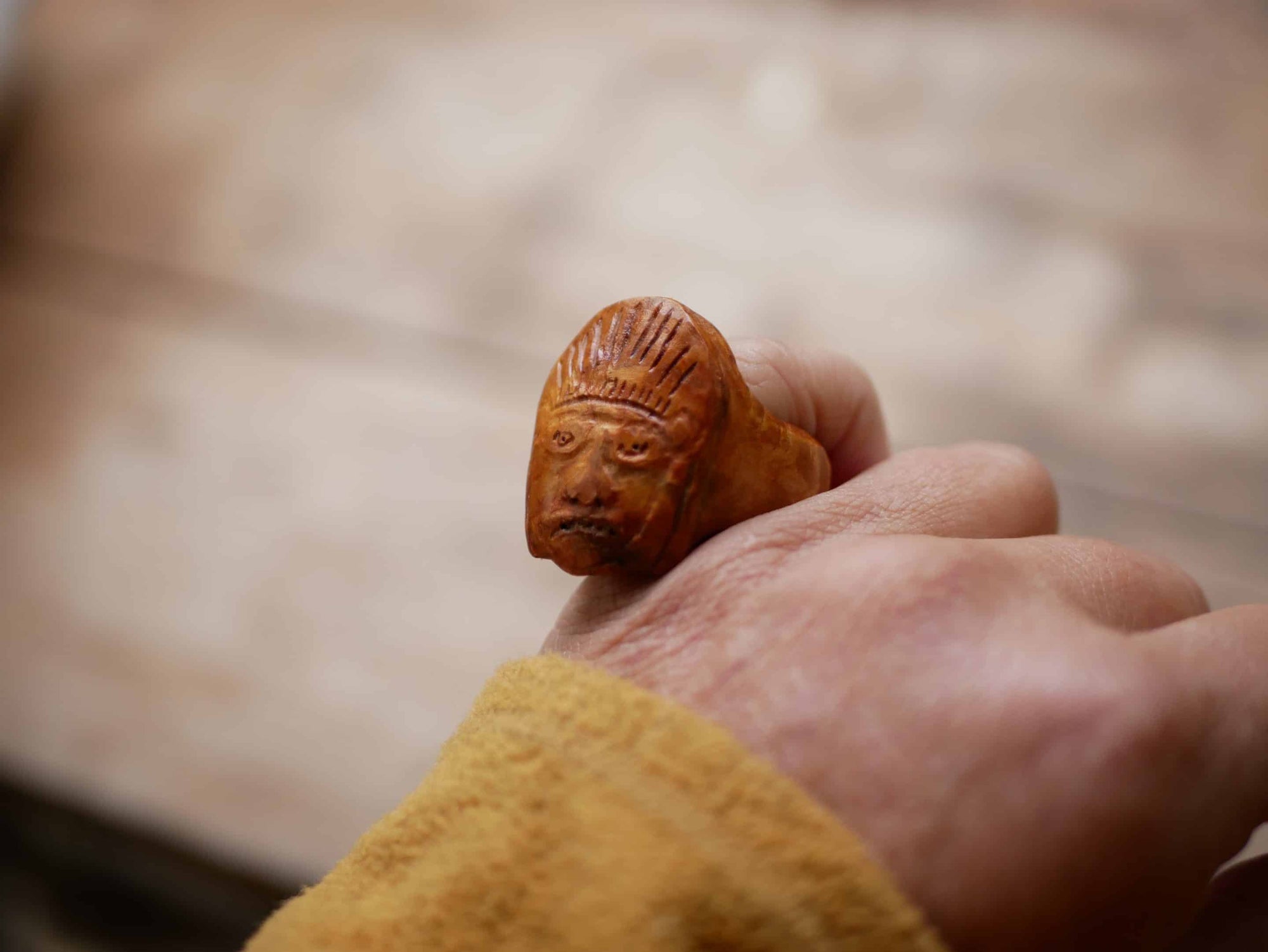 Baumperlen Ring Native