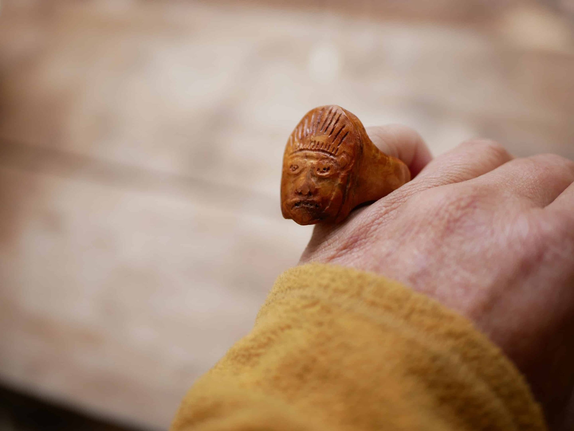 Baumperlen Ring Native