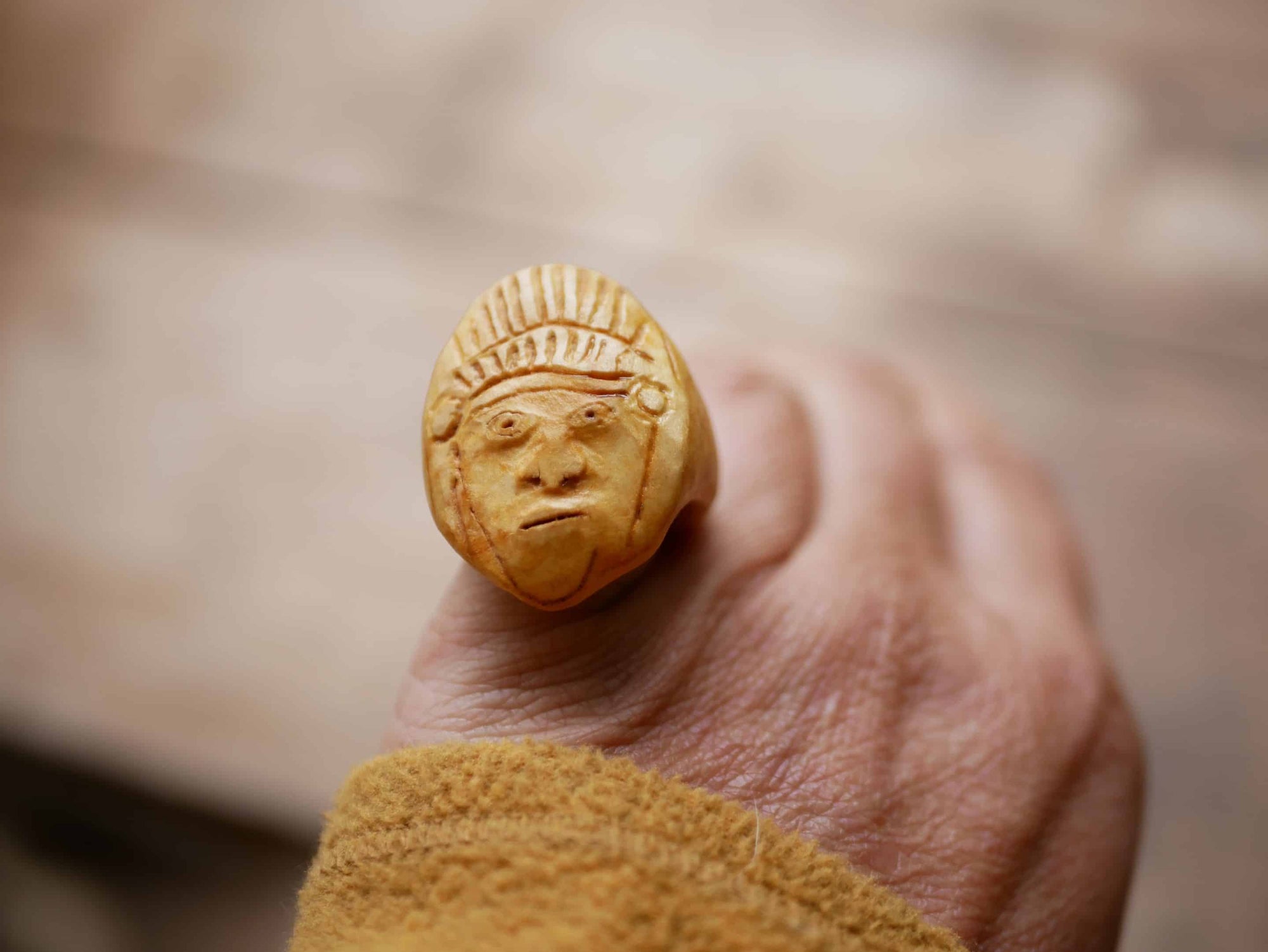 Baumperlen Ring Native