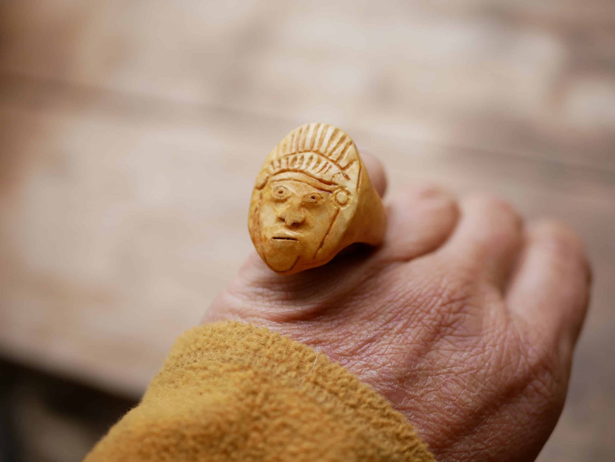 Baumperlen Ring Native