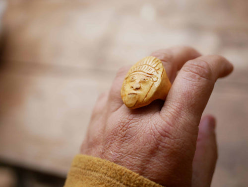 Baumperlen Ring Native
