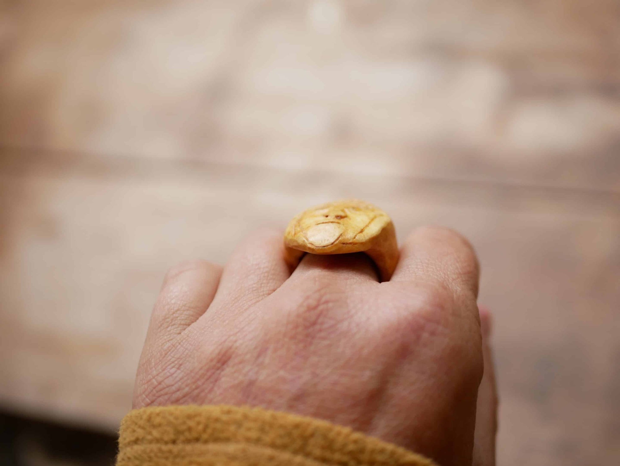 Baumperlen Ring Native