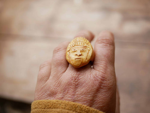 Baumperlen Ring Native