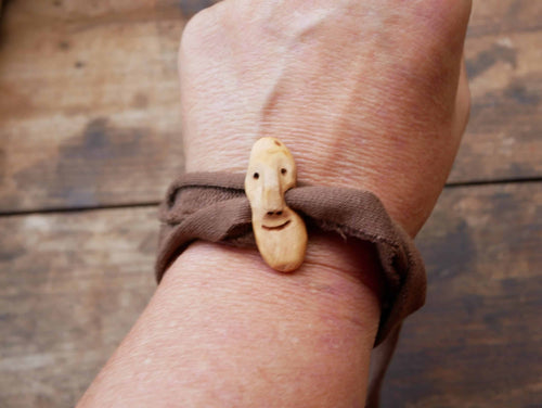 Armband Wichtel aus Baumperle